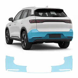 Антигравійна захисна бронеплівка за лекалами для BYD Sealion 05 I 2023- задній бампер