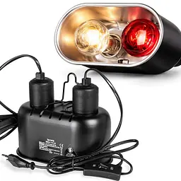Світильник подвійний Terrario DUORAY 2.0 E27 2x60W для тераріуму - мініатюра 4