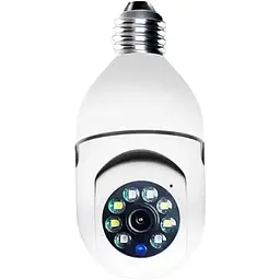 Камера відеоспостереження в патрон Happy Home IPC-V380-E27 дистанційний доступ, нічна зйомка, визначення руху, мікрофон