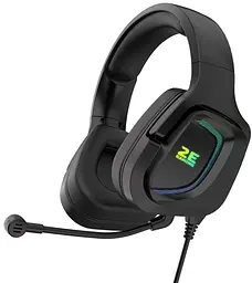 Ігрова гарнітура 2E Gaming HG340 RGB 3.5mm Black (2E-HG340BK)