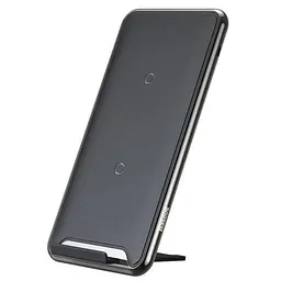 Бездротовий зарядний пристрій Baseus Three-coil Desktop Holder WXHSD-B01 Black - мініатюра 8