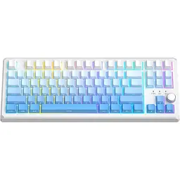 Клавіатура MageGee SKY 87 RGB Wireless Blue Whale Switch White/Blue Gradient (6971969728509) [164307] - мініатюра 2