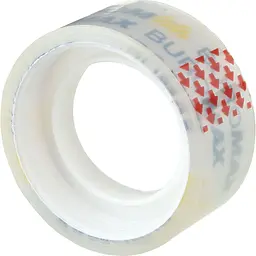 Клейка стрічка канцелярська Buromax 18 мм х 10 м 8 шт. прозора (BM.7152-01) - мініатюра 2