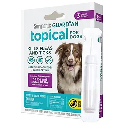 Sergeant’s Guardian Dogs сержантс гардиан краплі від бліх кліщів комарів для собак 15-30кг 3мл