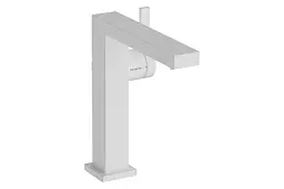 Змішувач для умивальника Hansgrohe Tecturis E CoolStart EcoSmart+ з д/к push-open matt white 73040700