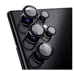 Захисне скло на камеру DK для Samsung Galaxy S23 Ultra S918 Ring Eagle Eye 015718 black 2 шт. - мініатюра 4