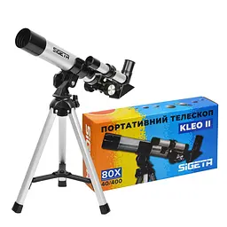 Телескоп дитячий SIGETA Kleo II 40/400 AZ (65343) - мініатюра 2