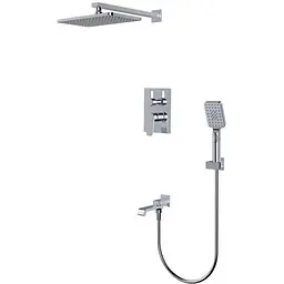 Душова система прихованого монтажу Mixxus Premium Dali 009 Inner BOX MI6749, Хром