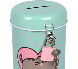 Скарбничка кругла Yes Pusheen 13х7,6 см металева (708579) - мініатюра 3