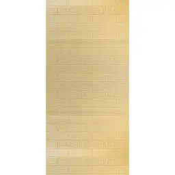 Самоклеюча декоративна 3D панель 3D Loft під бежеву цеглу в рулоні 20 м 20000x700x3мм