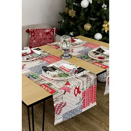 Ранер Прованс Merry Christmas гобеленовий 140x40 см (31476) - мініатюра 4