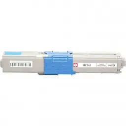 Тонер-картридж BASF OKI C510/511/530 Cyan 44469754 (KT-MC561C) - мініатюра 2