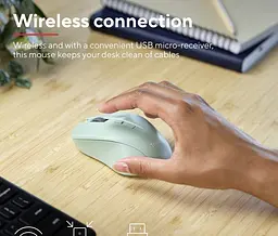 Комп'ютерна миша Trust Mydo Silent WL зелений teh0014062 - мініатюра 6