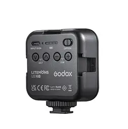 LED6Bi - Спалах - Накамерне LED свитло LITEMONS LED6Bi-Color Godox - мініатюра 2