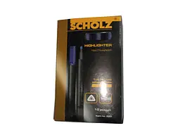 Текст маркер SCHOLZ 10шт блакитний , 1-5мм, , 220