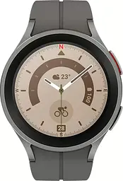 Смарт-годинник Samsung Galaxy Watch5 Pro 45mm eSIM Titanium Gray EU (SM-R925) [83254] - мініатюра 2