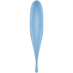 Вібратор для клітора із вакуумною стимуляцією Satisfyer Twirling Pro Red Blue - мініатюра 4