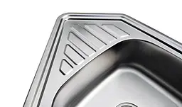 Кухонна мийка Romzha Meduza 1.5C Satin RO49644, Сірий - мініатюра 6