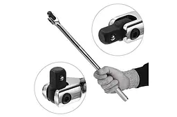 Вороток шарнірний з карданом Intertool 1/2" 450 мм - мініатюра 4