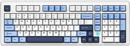 AJAZZ AK980 — повнорозмірна механічна клавіатура (100%) , Блакитно-білий