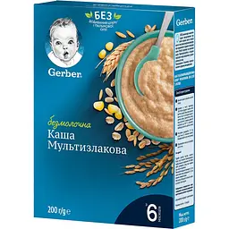 Безмолочна каша Gerber Мультизлакова 600 г (3 уп. х 200 г) - мініатюра 2