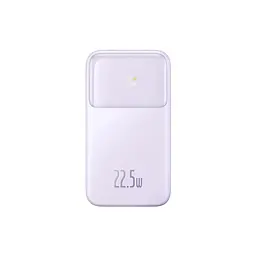 Батарея універсальна Baseus Comet 20000mAh 22.5W PD QC Purple (PPMD020105) - мініатюра 1
