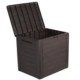 Ящик для зовнішнього зберігання Prosperplast WOODEBOX 140 л, коричневий - мініатюра 2
