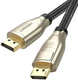 Кабель Ugreen DisplayPort M - M 2.0 м V1.4 8K Zinc Alloy Shell DP112 чорний