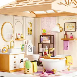 Конструктор-румбокс Mini House серії Інтер'єр - Ванна кімната (8009) - мініатюра 7