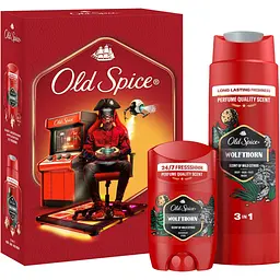 Уцінка. Подарунковий набір Old Spice Gamer Wolfthorn: дезодорант-стік 50 мл + гель для душу 3-в-1, 250 мл