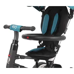 Дитячий складаний триколісний велосипед Qplay Rito Rubber Green зелений (S380-2GreenRubber) - мініатюра 3