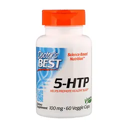 Амінокислота Doctor's Best 5-HTP (гідроксітріптофан), 100мг, 60 капсул (DRB-00077)
