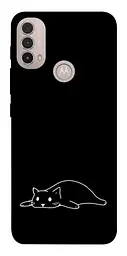 TPU чохол Demsky Lazy cat для Motorola Moto E40