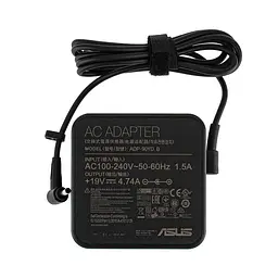 Адаптер для ноутбука Asus 19V 4.74A 90W 4.0*1.35мм L-образный разъем черный квадратный (без кабеля!) - миниатюра 2