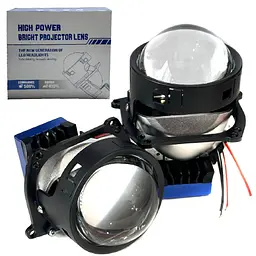 Автомобільні BI-LED лінзи D3" дюйма D76 мм A3 50 / 60Вт 5500К 2 шт.