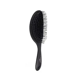 Щітка для волосся масажна продувна скелетна Salon Professional 18200P SL, чорна - мініатюра 3