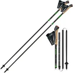 Палиці для скандинавської ходьби Gabel FLD Carbon 125 (7009400801250) (DAS302702)