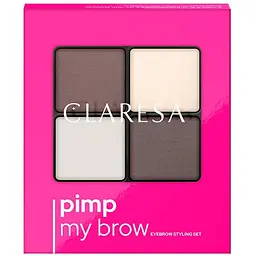 Набір для стилізації брів Claresa Deep Brown тон 02, 4.5 г - мініатюра 2