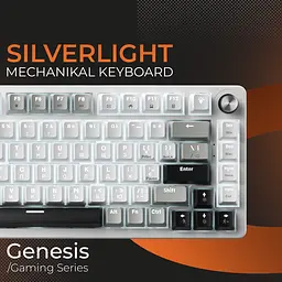 Клавіатура GamePro MK126 Genesis Silverlight Grey [140411] - мініатюра 5