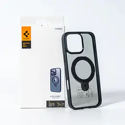 Чохол для смартфона Spigen AAA Magnetic Ring for Apple iPhone 13 All Black - мініатюра 2