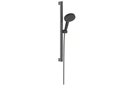 Душовий гарнітур Hansgrohe Raindance Alive Select S EcoSmart зі стійкою Unica E Puro 65 brushed black chrome 24600340