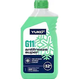 Антифриз YUKO -32°C Super G11 зелений 1л 4823110404386