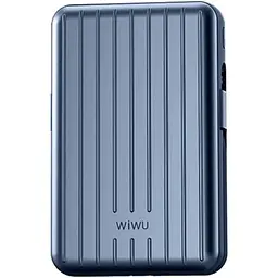 Зовнішній акумулятор WiWU PP04 Trunk Series Magnetic Wireless 20000mAh 22.5W Blue (6936686411530) [104337]