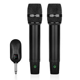 Мікрофони бездротові REAL-EL KM850 Wireless 3,5/6, 35 мм jack - мініатюра 3