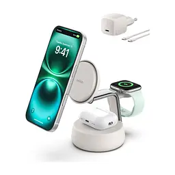 Зарядное устройство для Belkin UltraCharge Pro Wireless 3-in-1 25W sand (WIZ040KQSD)
