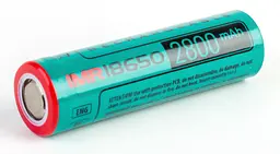 Акумулятор Videx Li-ion 18650 2800mAh 3,7V/1sh (28А) високотоковий - мініатюра 2
