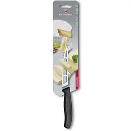 Кухонний ніж Victorinox SwissClassic Butter&Cheese лезо 13см хвил. з чорн. ручкою (блістер)