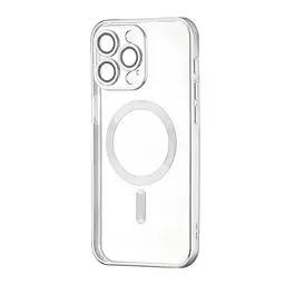 Чохол Ductil Metallic Edge with MagSafe (Protected Camera & Lens) iPhone 15 Pro Max Silver