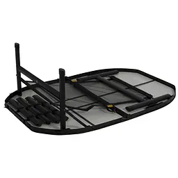 Складний стіл Bo-Camp Northgate Oval 120x80 cm Black/Grey (1404187), Сірий - мініатюра 5