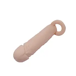 Насадка на член Pretty Love Penis Sleeve Medium Flesh, +4 см (тілесний) - мініатюра 4